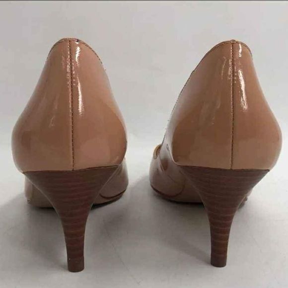 NEW Coach Designer Delilah Peep Toe Kitten Mini Heels - Size 10 B - Picture 6 of 10